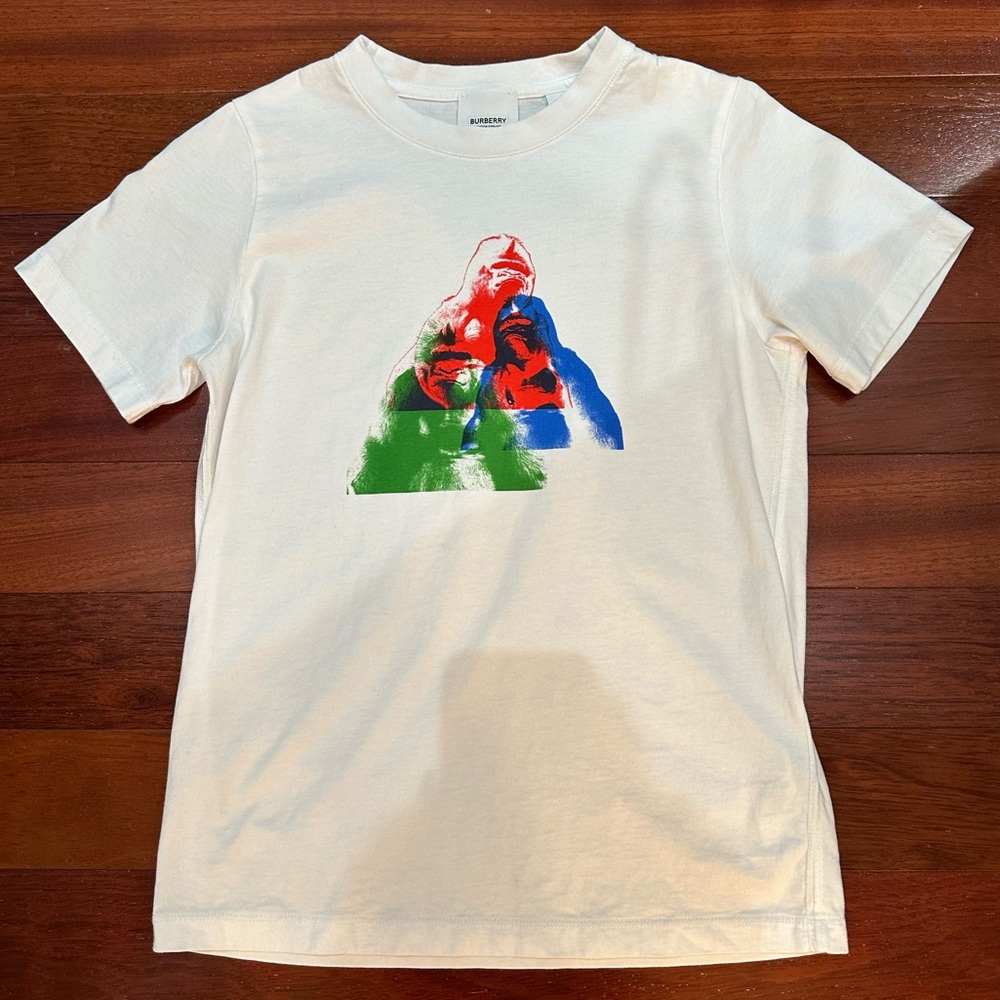 RARE Burberry Gorilla T-Shirt Big Boy Size 10